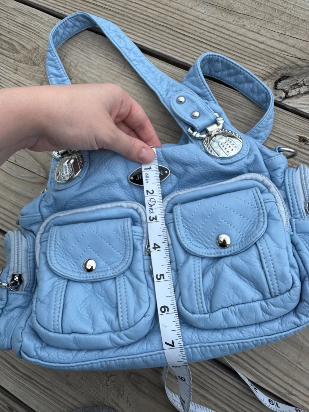 Jingpin blue bag